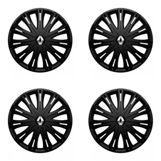 Puklice pre Renault (staršie logo) 14 SPARK BLACK1
