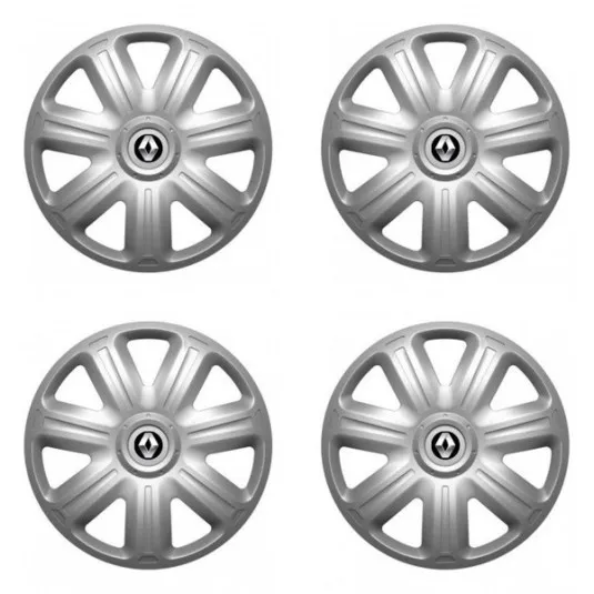 Puklice pre Renault (staršie logo) 15 COMFORT