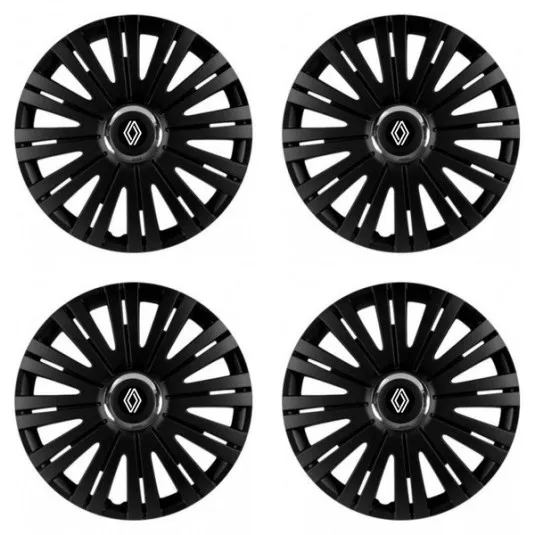 Puklice pre Renault (nové logo) 15 ACTIVE RC BLACK