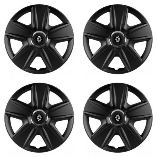 Puklice pre Renault (nové logo) 16 ESPRIT RC BLACK
