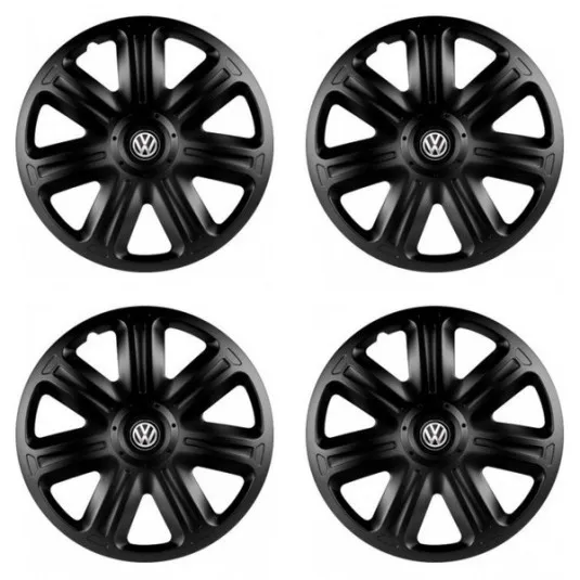 Puklice pre VW (čierne) 14 COMFORT BLACK