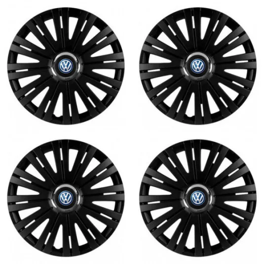 Puklice pre VW (modré) 16 ACTIVE RC BLACK