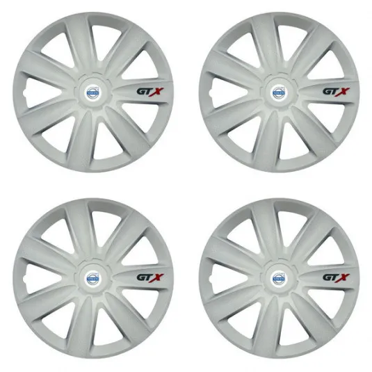 Puklice pre Volvo (biele) 15 GTX carbon white