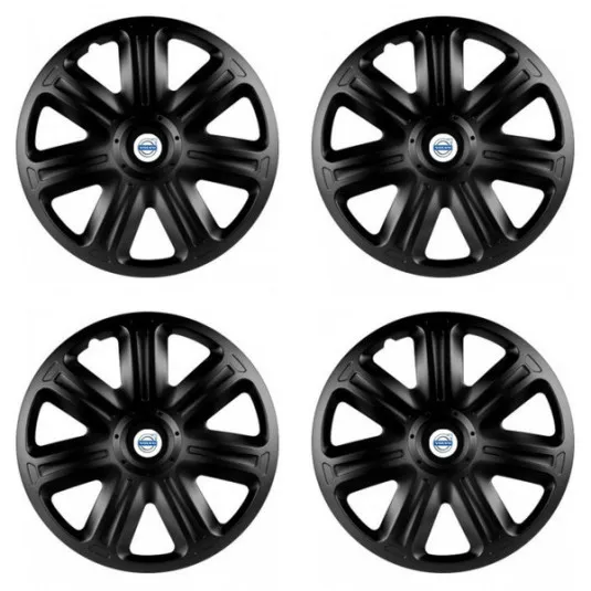 Puklice pre Volvo (biele) 15 COMFORT BLACK