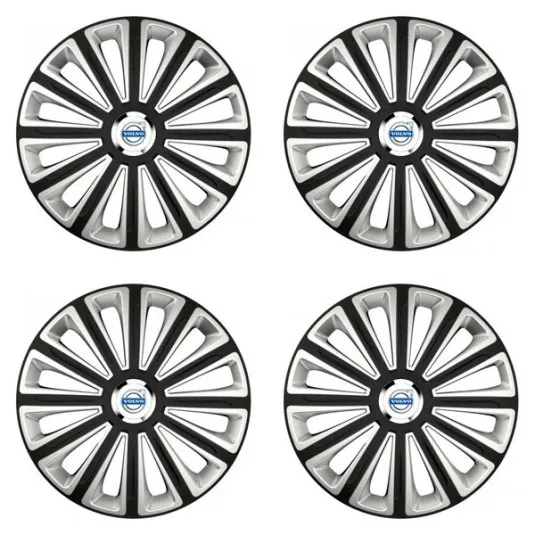 Puklice pre Volvo (biele) 16 TREND RC double colour