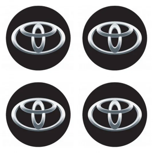Samolepky 3D TOYOTA 4ks