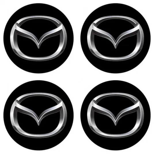 Samolepky živicové 3D MAZDA 4ks