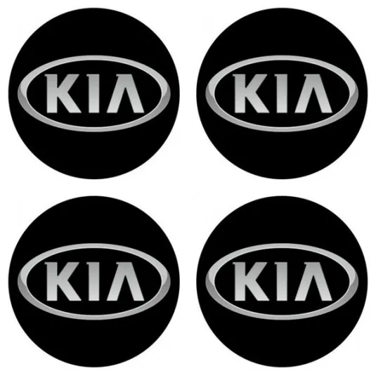 Samolepky živicové 3D KIA 4ks