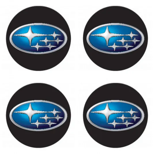 Samolepky živicové 3D SUBARU 4ks