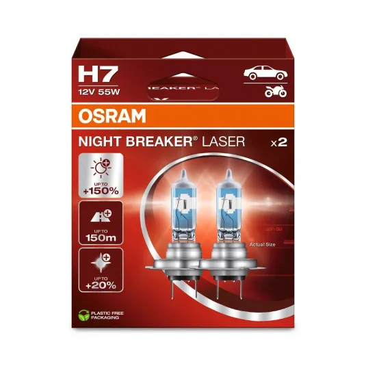 OSRAM H7 Night Breaker LASER 150% - Next generation