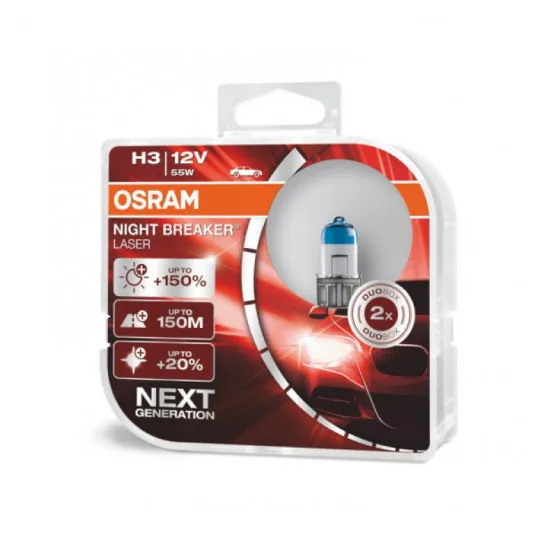 OSRAM H3 Night Breaker LASER 150% - Next generation