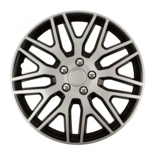 Puklice 15 Dakar NC silver and black