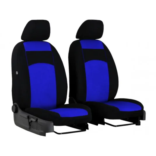 Predné autopoťahy Tuning 1+1 100% modré 2ks