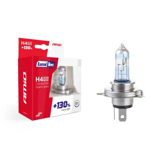 Halogénový duo blister (2ks) sada LumiTec LIMITED +130% H4 12V 60/55W DUO