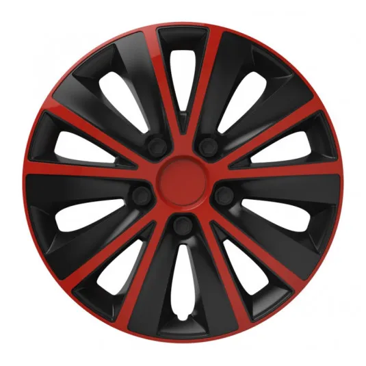 Puklice 15 RAPIDE red and black