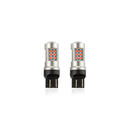 LED žiarovky CANBUS T20 21/5W 12V/24V červená