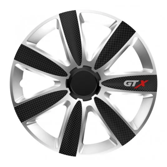 Puklice 16 GTX CARBON silver/black