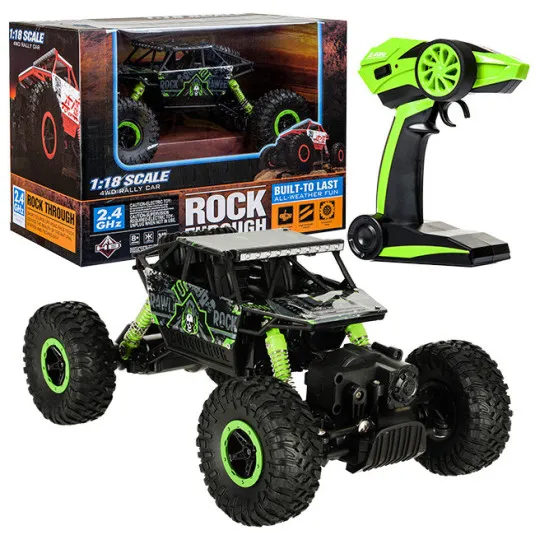RC auto Rock Crawler 1:18  zelená