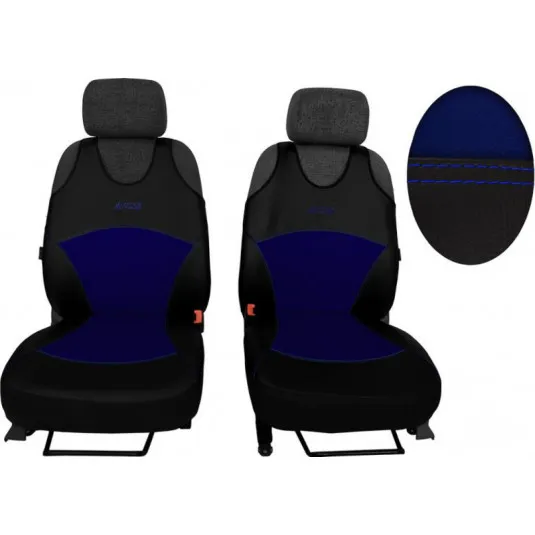 Autotričká Active Alcantara B modré (Koža-alcantara)