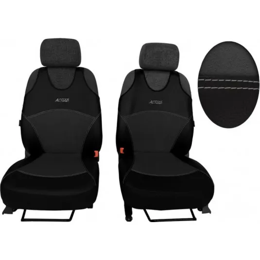 Autotričká Active Alcantara B tmavo šedé (Koža-alcantara)