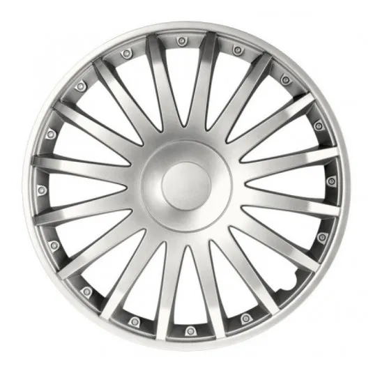 Puklice 16 CRYSTAL silver