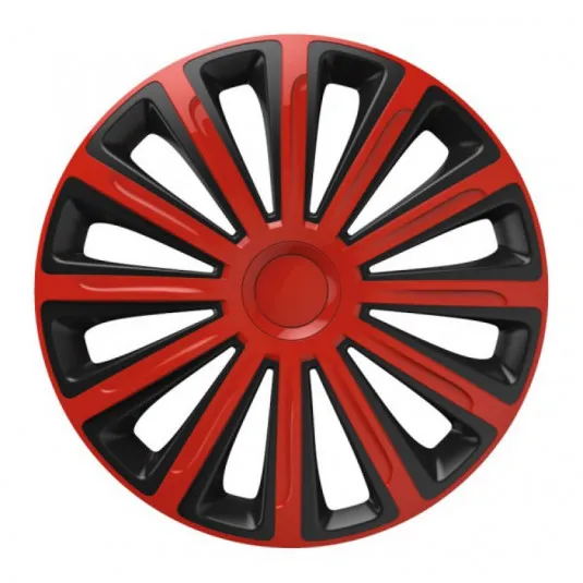 Puklice 16 TREND red and black