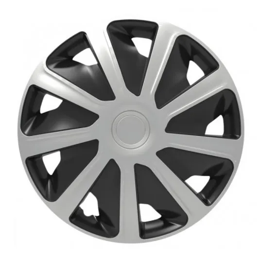 Puklice pre dodávky 15 Craft silver and black