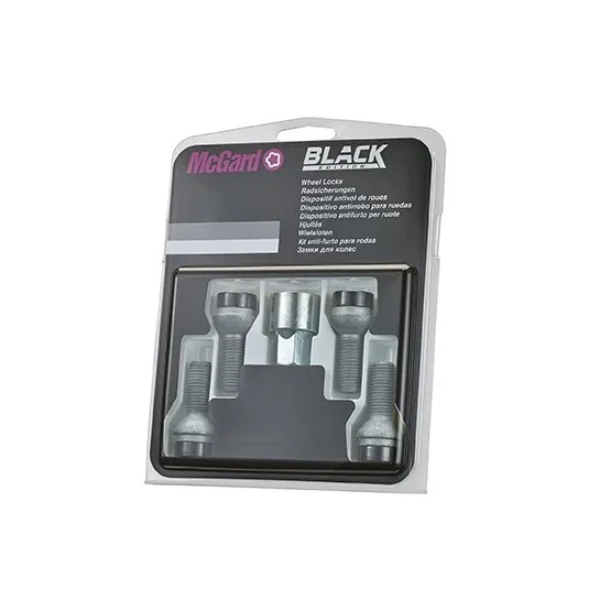 Bezpečnostné šróby McGard M14x1,5x26,7mm R13 BLACK EDITION