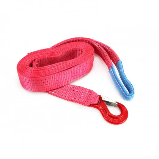 Ťažný popruh 5m 50mm 7,5t zakončenie Hák+Ucho