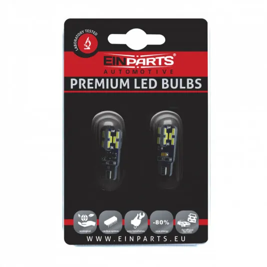 W5W LED žiarovka (24 x SMD 4014) 6000k canbus 12/24V