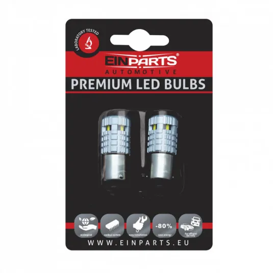 P21W LED žiarovka (6 x SMD 1860) 6000k canbus
