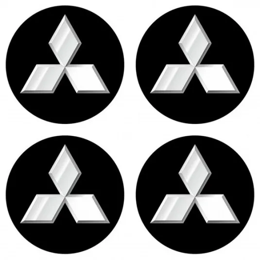 Samolepky 3D Mitsubischi 4ks
