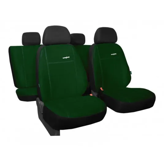 Výpredaj - Poťahy pre MAZDA 3 HATCHBACK III (2013-2018) Comfort (Alcantara) zelené