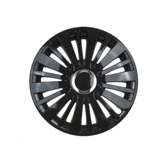 Puklice Jestic 15 Falcon čierne set 4ks