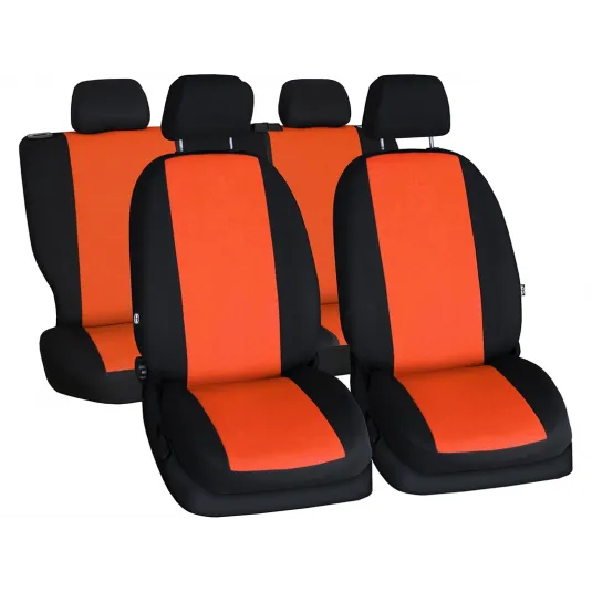 Autopoťahy Btn Citrus oranžové (velur-velur)