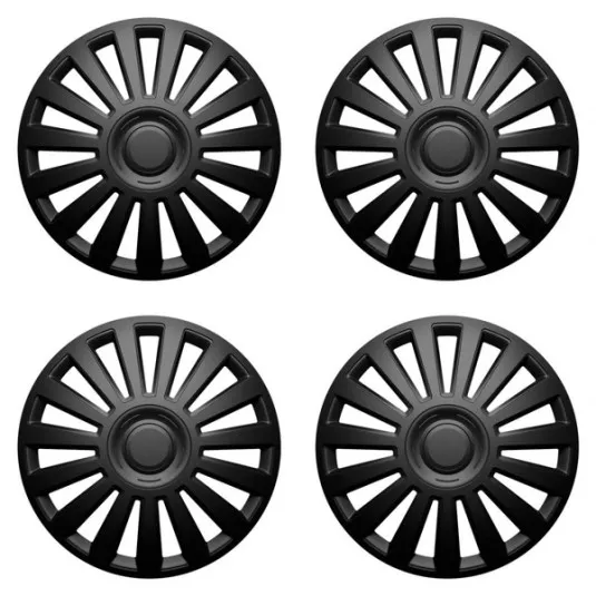 Puklice pre Škoda Luxury black 16 VERSACO