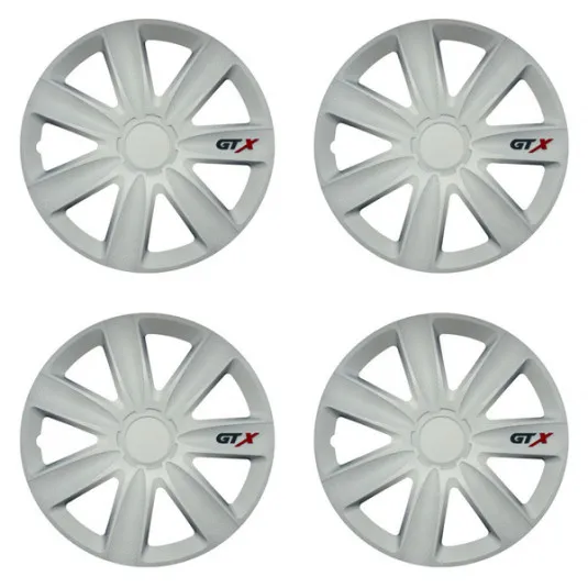Puklice pre Škoda GTX carbon white 16