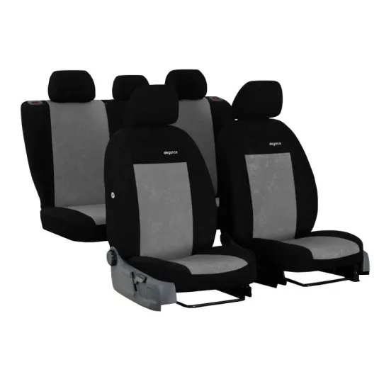 Poťahy pre MITSUBISHI ASX (2010-2022) Elegance (velour-velour) šedá (vyp)