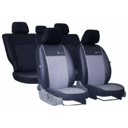 Poťahy pre MAZDA CX-5 I (2011-2016) Exclusive Leather (koža) šedá (vyp)