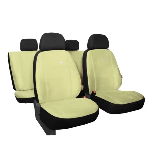 Poťahy pre SUZUKI SPLASH (2008-2015) Comfort (Alcantara) béžová (vyp)