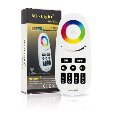 Mi-Light LED diaľkové ovládanie RGB+W - 4 ZÓNY - Wi-Fi CONTROL
