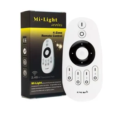 Mi-Light diaľkové ovládanie LED CCT - 4 Zóny - Wi-Fi 2.4Ghz