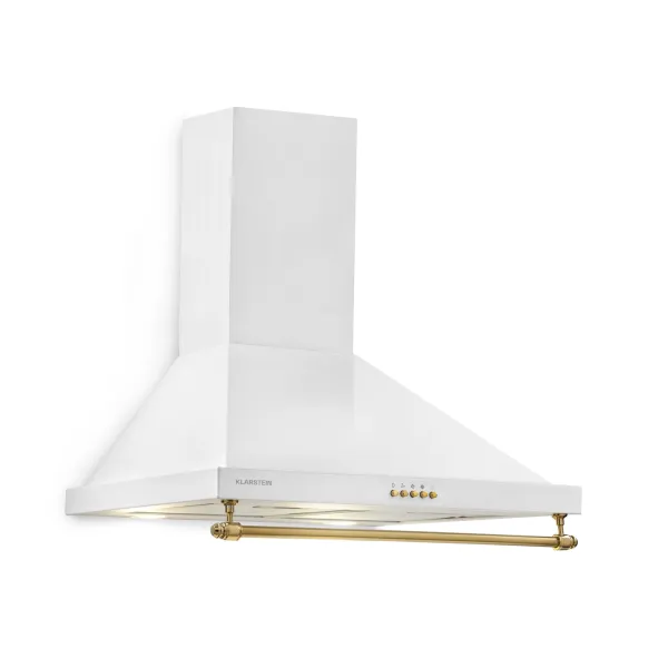 Klarstein Montblanc 60, digestor, 60 cm, nástenný, 599 m³/h, LED, lišta, biely