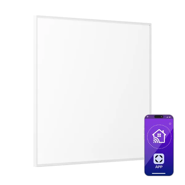 Klarstein Wonderwall 360 Smart, infračervený ohrievač, 60 x 60 cm, 360 W, týždenný časovač, IP24, biely
