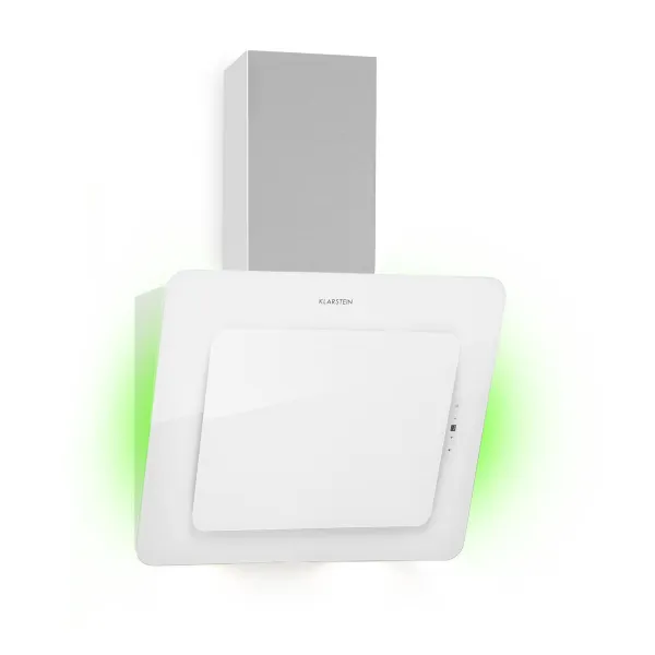 Klarstein Helena 60, digestor, 60 cm, nástanný, 594 m³/h, LED displej, biely
