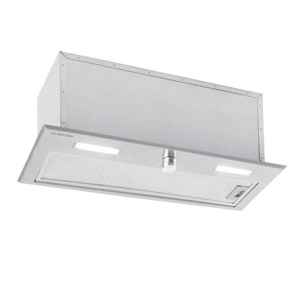 Klarstein Simplica, digestor, 70 cm, vstavaný, 440 m³/h, LED, nehrdzavejúca oceľ
