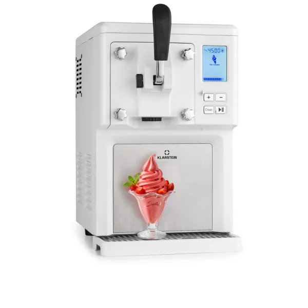 Klarstein Sweet Sundae zmrzlinovač kompresor 1,5l nehrdzavejúca oceľ biely