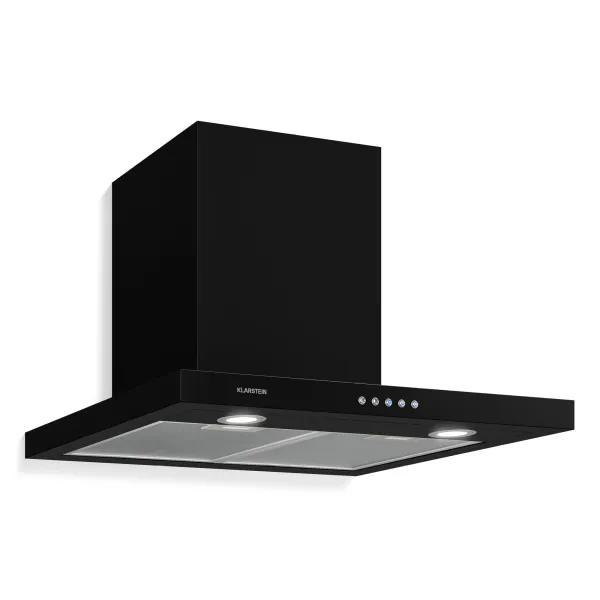 Klarstein Limelight, digestor, 60 cm, nástenný, 640 m³/h, čierny