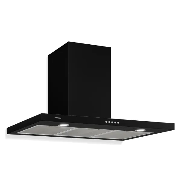 Klarstein Limelight, digestor, 90 cm, nástenný, 640 m³/h, čierny