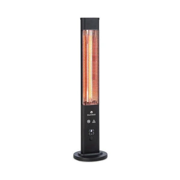 Blumfeldt Heat Guru, vonkajší sálavý ohrievač, 1200 W, 3 nastavenia ohrevu, diaľkové ovládanie